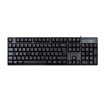 Clavier filaire Accsup Azerty Noir Origine France