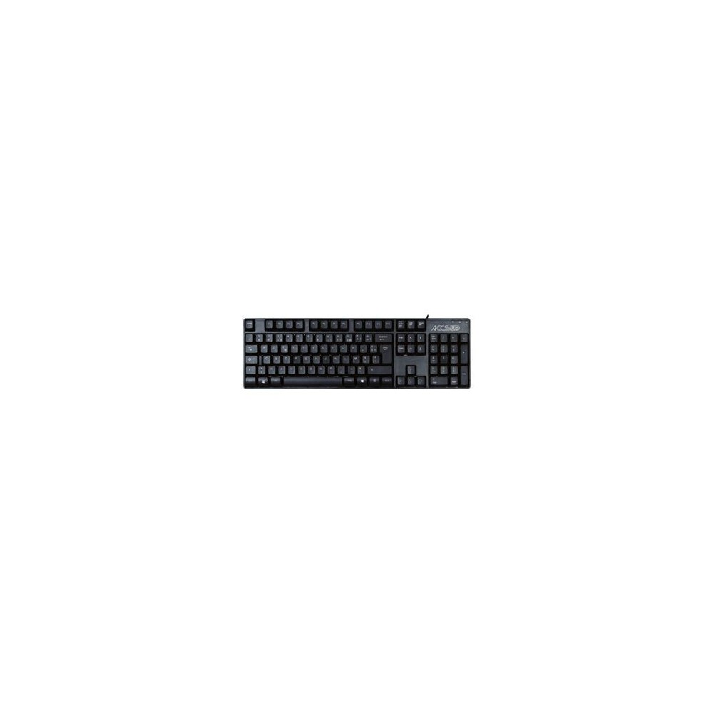 Clavier filaire Accsup Azerty Noir Origine France