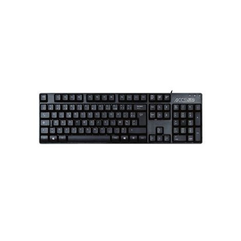 Clavier filaire Accsup Azerty Noir Origine France